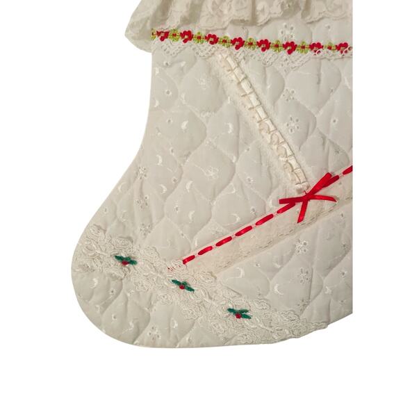 Vintage Baby’s First Christmas Photoshoot stocking (OS/NWBN) C212 - Picture 3 of 6